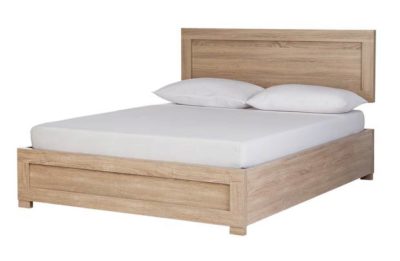 Anneka Double Ottoman Bed Frame - Oak Effect.